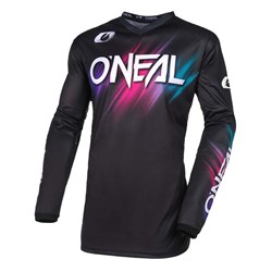 ONEAL ELEMENT JSY VOLTAGE BLK/PNK LADIES (W14 - XL)  [ONC01] #