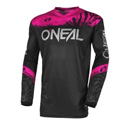 ONEAL ELEMENT GIRLS JSY SHOCKER - BLK/PNK (LG)  [ONC01] #