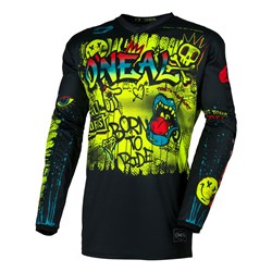 ONEAL 27 ELEMENT YOUTH JSY RANCID - BLK/N-YEL (LG)