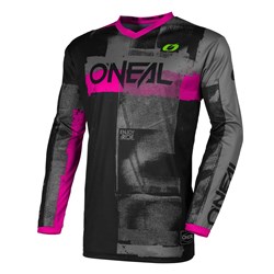 ONEAL ELEMENT LADIES JSY ROLLER V.26 - BLACK/PINK (LG) #