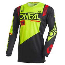 ONEAL 27 ELEMENT JSY FACTOR - BLACK/NEON (LG)