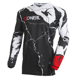 ONEAL 27 ELEMENT JSY ACID - WHITE/BLACK (XL)