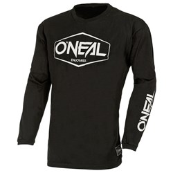 ONEAL ELEMENT COTTON JSY HEXX - BLK/WHT (LG) [ONC01] #