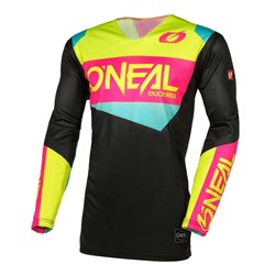 ONEAL HARDWEAR AIR JSY SLAM BLK/N-YEL/PNK (2XL)  [ONC01] #