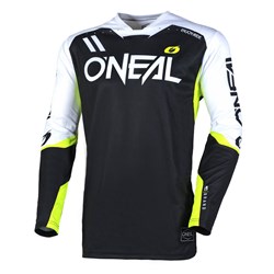 ONEAL HARDWEAR JSY FLOW - BLK/WHT (XL)  [ONC01] #