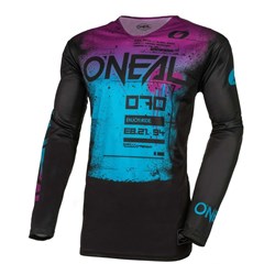 ONEAL MAYHEM JSY SCARZ BLK/BLU (2XL)  [ONC01] #