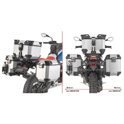 GIVI ONE-FIT PANNIER FRAMES OUTBACK - BMW R12G/S 25- (CAM CONTOURED RHS)
