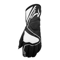 RJAYS PODIUM KART GLOVES ADULT BLACK/WHITE (2XL) [ONC01]