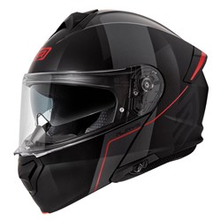 RJAYS TOURTECH V HELM STRIVE BLK/GRY/RED (XL)