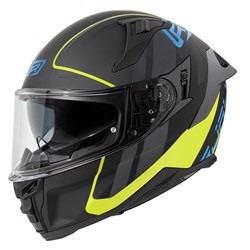 RJAYS DOMINATOR III HELM SPRINT MATTE BLU/YLW (SM)