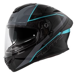 RJAYS APEX IV HELM RAKER BLK/GRY/AQUA (SM)