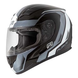RJAYS GRID HELM GLOSS BLK/WHT (XS) [ONC01]
