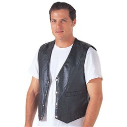 RJAYS LEATHER LACE-UP VEST (SM) [ONC01]