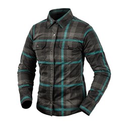 RJAYS REGIMENT 2 SHIRT LADIES BLK/TEAL (10) [ONC01]