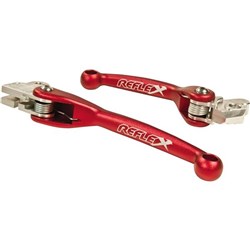 STREAMLINE MX REFLEX LEVER SET KAW/SUZ RED . [ONC01] #