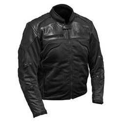 SCORPION INDY LEATHER/MESH JACKET BLACK (SM) [ONC01] #