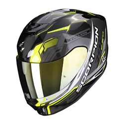 SCORPION EXO EXO-391 HAUT - BLK/SIL/N-YEL (LG)