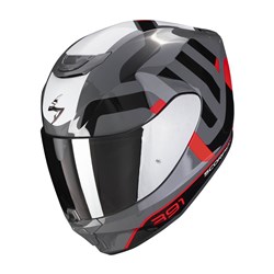 SCORPION EXO EXO-391 AROK - GREY/RED/BLACK (LG)