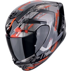 SCORPION EXO 391 CLUTTER -  BLK/RED (LG)