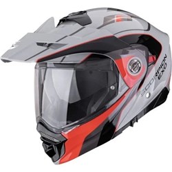 SCORPION EXO ADX-2  KAMPS - GREY/RED (SM)