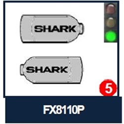 SHARK S/P - SPARTAN RS SIDE COVERS YELLOW