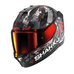 SHARK SKWAL i3 HELLCAT BLK/RED + VISOR (XS) [ONC01]