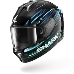 SHARK SKWAL i3 LIGHT-BLUR - BLK/BLU/GRN (LG)