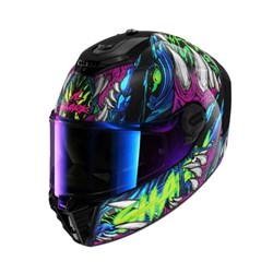 SHARK SPARTAN RS SHAYTAN BLK/GRN/VIO (SM) [ONC01]
