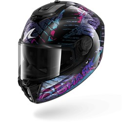 SHARK SPARTAN RS REPTAIA BLK/BLU (XL)
