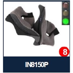 SHARK S/P - SPARTAN RS CHEEKS SPARTAN RS BLACK (20mm)