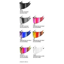 SHARK VIS - SPARTAN GT PRO RS VISOR RED