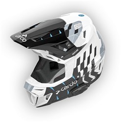 CARDO VENTURE MX HELM (UCS/DMC) - WHT/BLK (2XL)