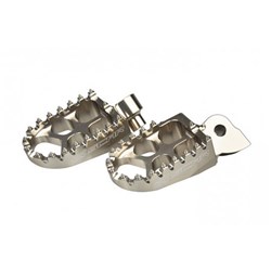 SCAR FOOTPEGS YAMAHA YZ/YZF/WRF/YZFX/YZX 1999-2022 (48MM WIDE) SIL