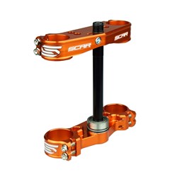 SCAR TRIPLE CLAMPS KTM 50SX 12-20 / SX-E 5 20 (22MM OFFSET) ORG