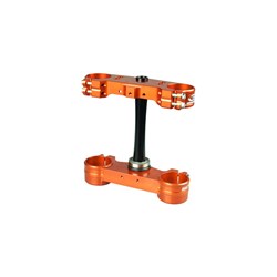 SCAR TRIPLE CLAMPS KTM 125-450 SX/SXF 23-25 / HUSQVARNA TC/FC/TX/FX 125-501 (22MM OFFSET) ORG