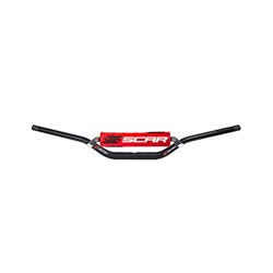 SCAR S2 7/8 H/BAR LOW BAR BLK / PAD RED