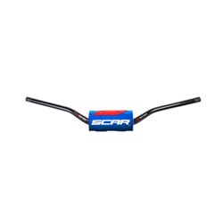 SCAR O2 H/BAR TAPERED MCGRATH/SHORT KTM BAR BLK / BLUE BAR PAD