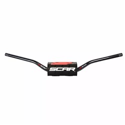 SCAR O2 H/BAR TAPERED YAMAHA YZ/YZF BAR BLK / PAD BLK