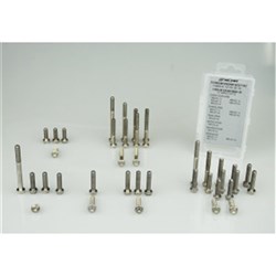 SCAR TITANIUM ENGINE BOLT KIT KAWASAKI KX450 2021-2022 - 47 PIECES