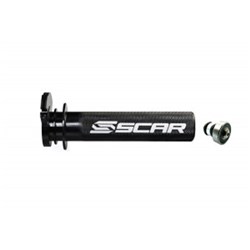 SCAR THROTTLE TUBE KTM / HUSQ /GAS GAS 18-25 2 STROKE BLK