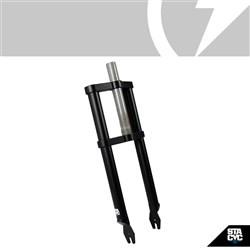 STACYC S/P - FORK - 16HDRIVE 1-1/8 THREADLESS STEERER
31.8MM OD HI TEN BLADES FOR 16 WHEEL 25MM OFFSET FORGED ALLOY TRIPLE CLAMPS (16H)