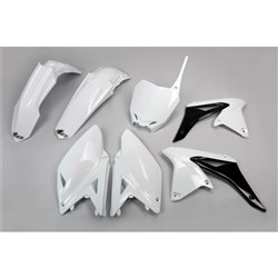 UFO SUZUKI PLASTICS KIT 10-18 WHT [ONC01] #