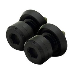 TARMAC PICK-UP KNOB/SLIDER 8mm BLACK CBR/VFR + MOST SUZUKI
