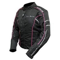 RJAYS LEMANS III LADIES JKT BLK/PNK/WHT (2XL) [ONC01]