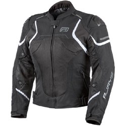 RJAYS PACE AIRFLOW JKT LADIES BLK/WHT (06) [ONC01]