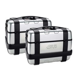 GIVI TREKKER 46L PANNIERS SILVER (PAIR) MONOKEY