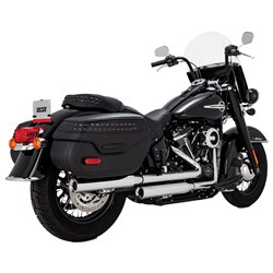 V&H ELIMINATOR 300 SLIP-ONS CHROME SOFTAIL 18-22  (FITS: HERITAGE + DELUXE) (WILL BECOME V16316)  [ONC01] #