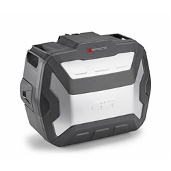 GIVI MONOKEY CASE XSPACE EXPANDABLE 27-36L BLACK/ALUMINIUM (SOLD WITHOUT LOCK)