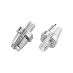 X-TECH BRAKE LEVER BARREL ADJUSTER TAPERED M7 SILVER 10 PCS # [ONC01]