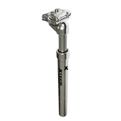 X-TECH SUSPENSION SEAT POST ALLOY 350mm BLACK 26.8mm [ONC01] #